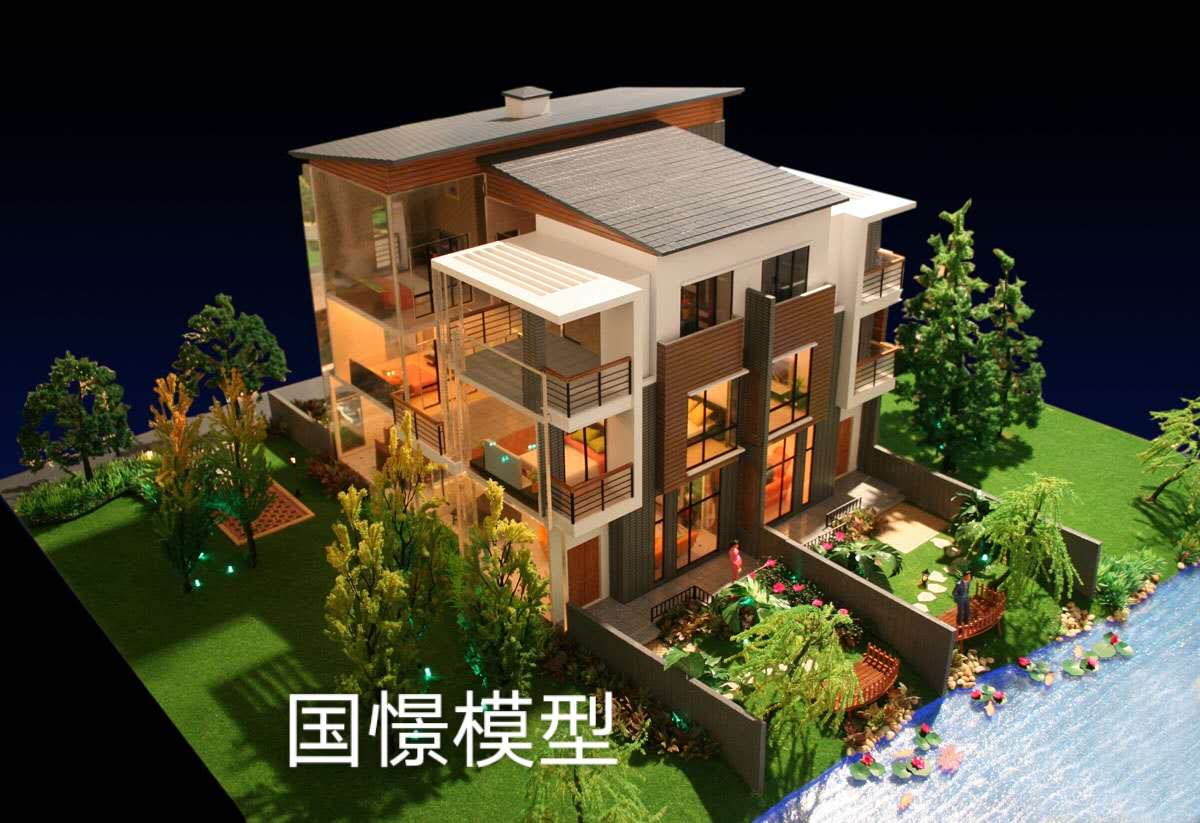 比如县建筑模型