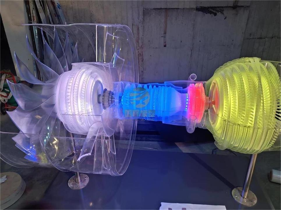 比如县飞机发动机模型